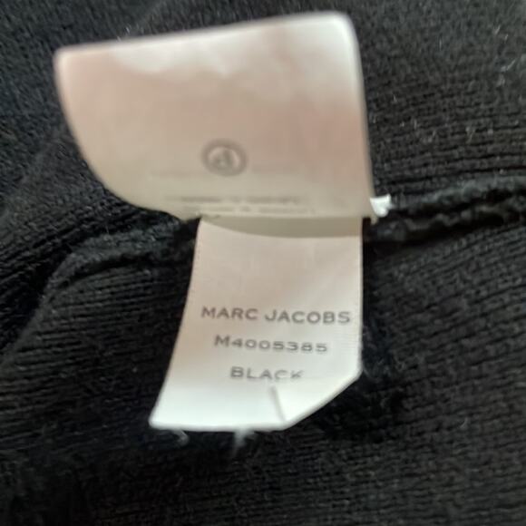 MARC JACOBS Pleated Sweater Dress Black No Size Small S - Picture 4 of 12